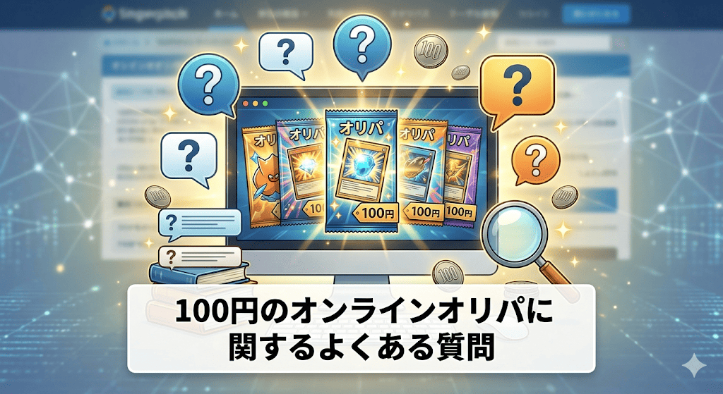 100円のオンラインオリパに関するよくある質問